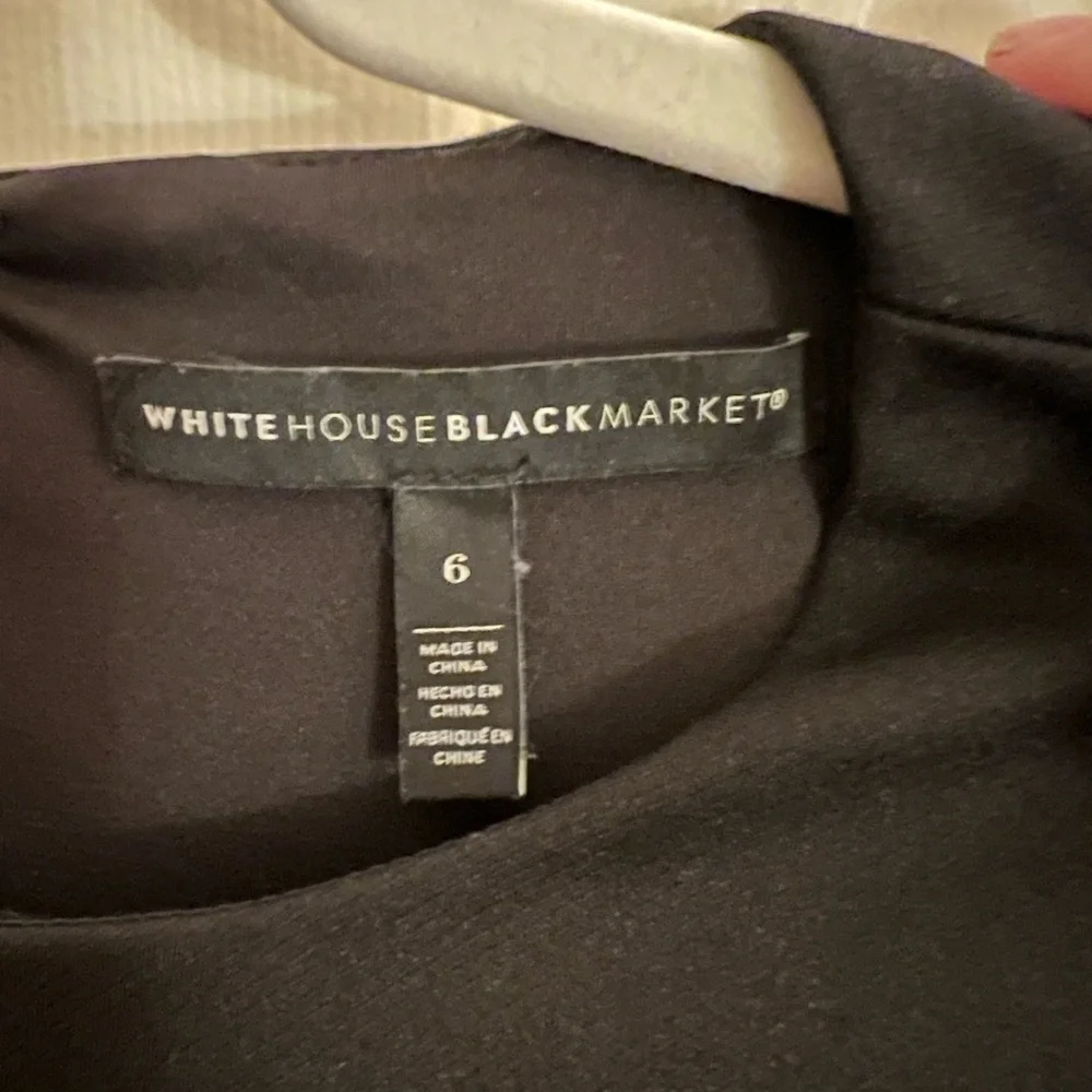 Black Dress with Gold Button Detail | Size 6 - Picture 2 of 3